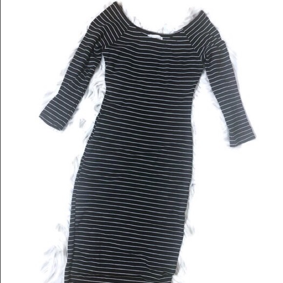 zara trafaluc striped dress